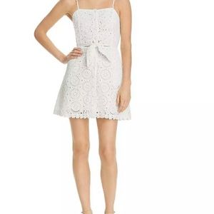 Lost + Wander Womens Bianca White Mini Dress